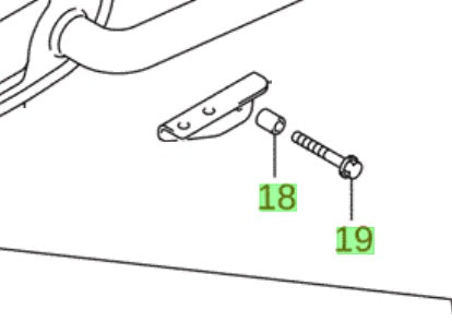 1x NEW Genuine Suzuki SWIFT SPORT 2005-11 Exhaust Silencer Bracket BOLT + SPACER