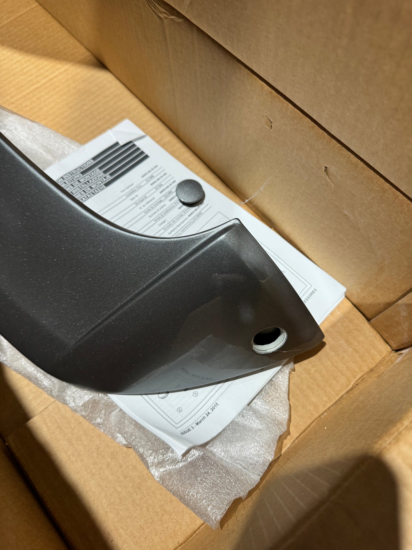 .CLEARANCE New Genuine Suzuki Part No. - 990E0-68L05-ZCD - ROOF EDGE SPOILER GREY SWIFT New