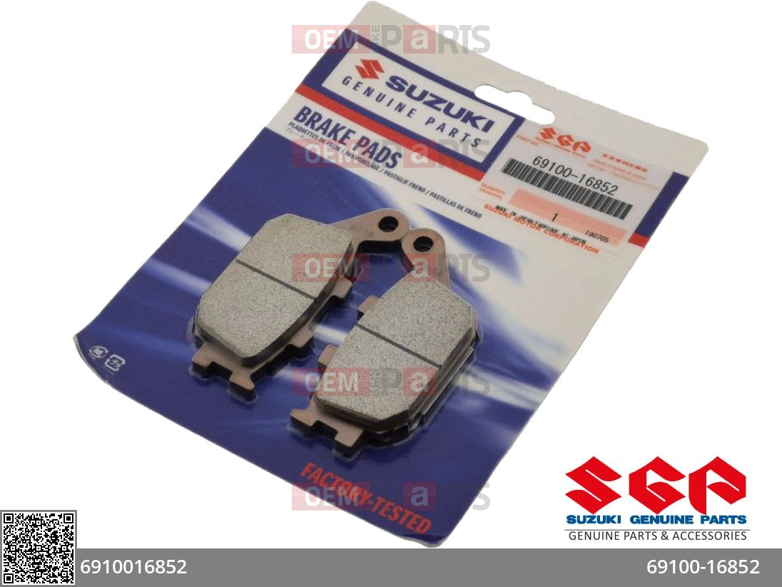 NEW Genuine Suzuki BANDIT 1250 Motorcycle REAR BRAKE PAD SET 69100-16852