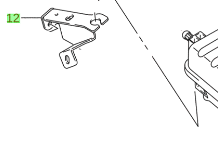 NEW Genuine Suzuki SPLASH Air Box Resonator Bracket 13765-85LA0
