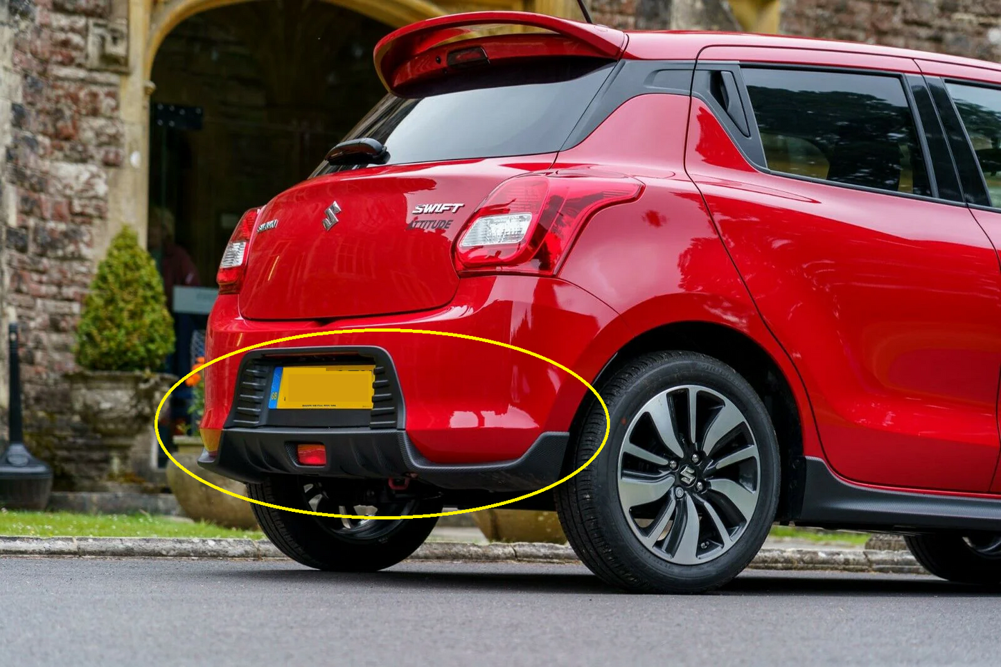 NEW Genuine Suzuki SWIFT 2017-24 ATTITUDE Rear Carbon Spoiler Skirt 99113-53R00
