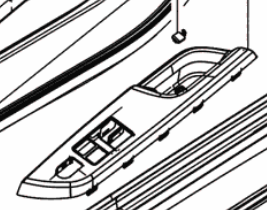 NEW Genuine Suzuki SWIFT 2011-16 Window Switch Bezel Surround Handle RIGHT 83761-69L01-5PK