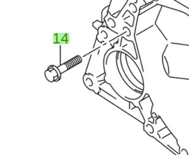 1x NEW Genuine Suzuki Bell Housing Gearbox Bolt 01550-1250B