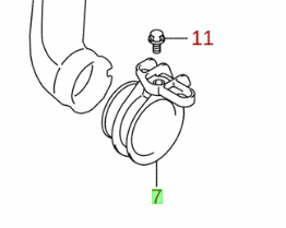 NEW Genuine Suzuki CELERIO Suction Rubber Pipe Hose 13765-76M00