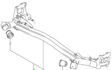 NEW Genuine Suzuki VITARA 1.4 2022-On Rear Axle with Bushes 46500-64U00