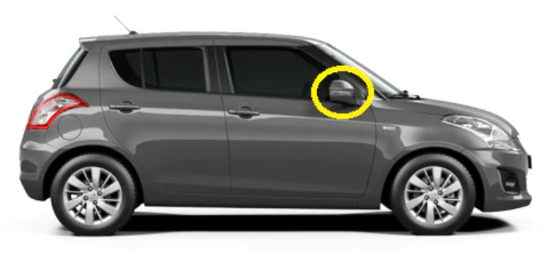 NEW Genuine Suzuki Swift Door Wing Mirror Cover Grey RIGHT 84718-71L00-ZMW