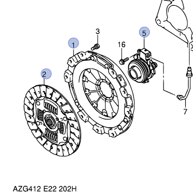 NEW Genuine Suzuki SWIFT SPORT 1.6 2011-2016 Complete 3PC Clutch Kit COVER DISC CLYINDER