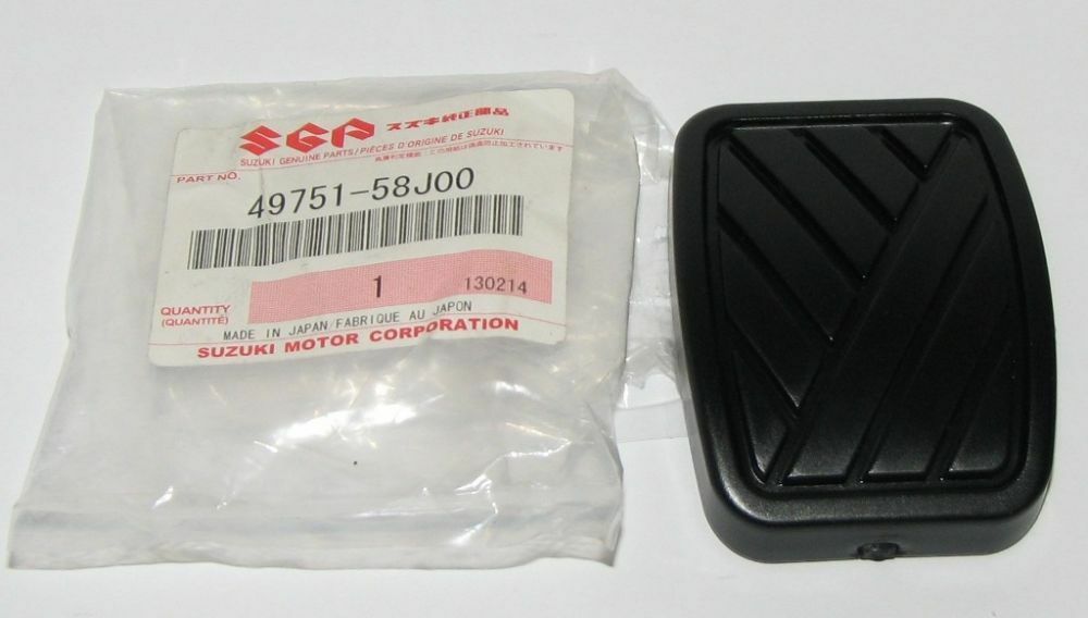 2x NEW Genuine Suzuki BRAKE / CLUTCH Pedal Rubber Pad Swift Ignis Wagon Jimny 49751-58J20