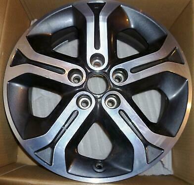 NEW Genuine VITARA 2015-ON Black Silver Diamond Alloy Wheel 17