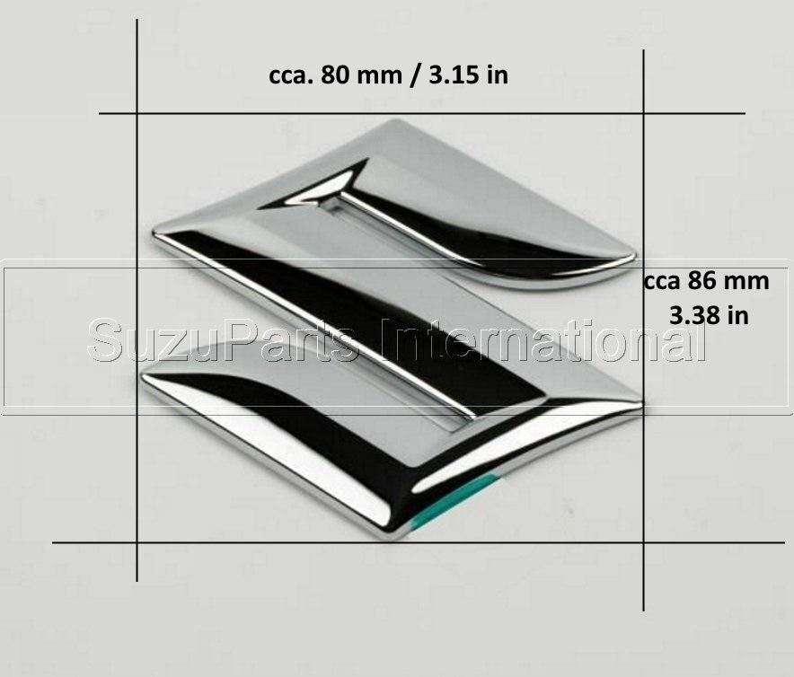 NEW Genuine Suzuki SX4 S-CRO Rear Tailgate Chrome S Badge Emblem 77811-63J20-0PG