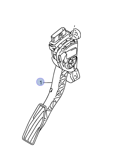 NEW Genuine Suzuki ALTO 2009-14 THROTTLE ACCELERATOR PEDAL SENSOR 49400M68K42