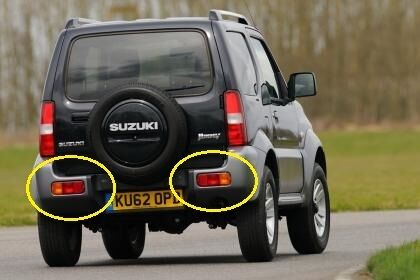 NEW Genuine Suzuki JIMNY Rear Bumper Light Lamp Cluster DRIVER SIDE 35650-81A11