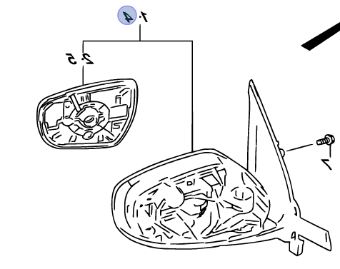 NEW Genuine Suzuki SWIFT 2024-On Wing Mirror HOUSING & GLASS RIGHT 84710-69TF0