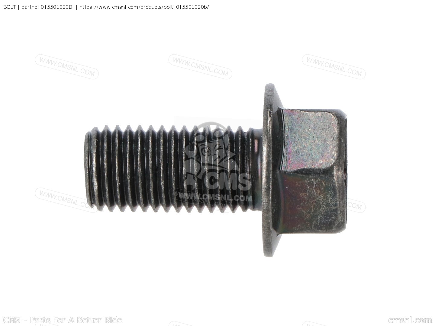 1x NEW Genuine Suzuki Bolt 01550-1020B Multiple fitments