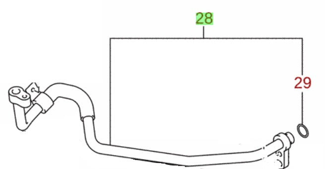 NEW Genuine Suzuki BALENO Air Con Condenser Suction Pipe 95741M68P21