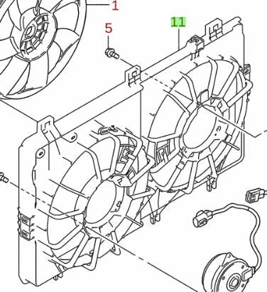 NEW Genuine Suzuki S-CROSS 1.5 Cooling Radiator SHROUD 17760-76S00