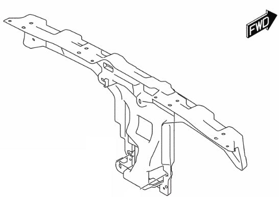 NEW Genuine Suzuki S-CROSS 2025-On Front Bumper Reinforcer Sensor Bracket 71714-64U00