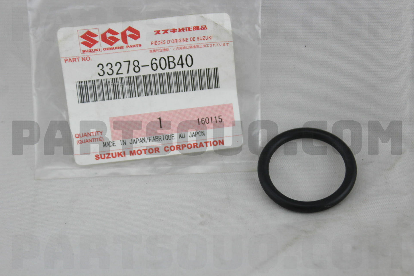 NEW Genuine Suzuki O-Ring Seal 33278-60B40
