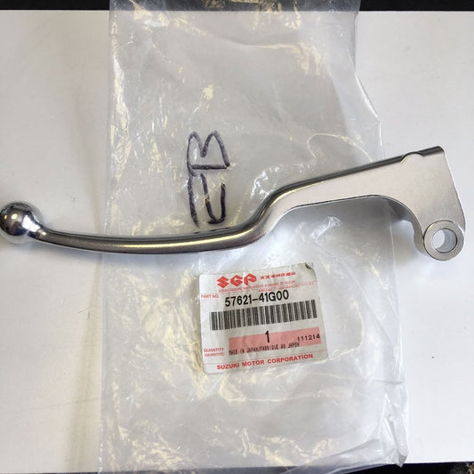 NEW Genuine Suzuki Motorcycle CLUTCH LEVER Silver 57621-41G00