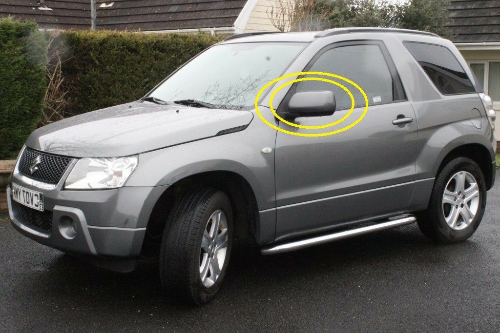 NEW Suzuki GV GRAND VITARA Wing Mirror Back Cover LEFT 84728-65J00-ZY4 GREY