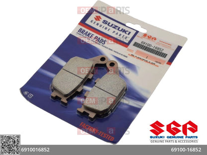 NEW Genuine Suzuki BANDIT 1250 Motorcycle REAR BRAKE PAD SET 69100-16852