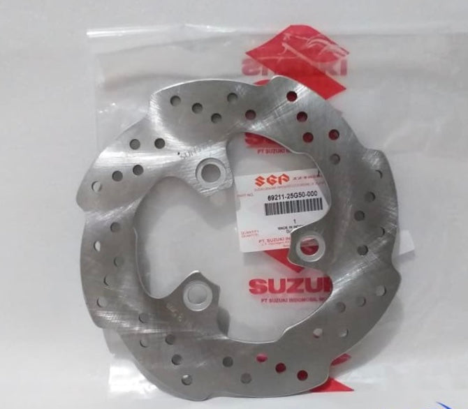 NEW Genuine Suzuki Motorcycle REAR BRAKE DISC 69211-25G50