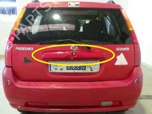 NEW Genuine Suzuki IGNIS Rear Tailgate Handle Panel Trim PAINTED Red 83940-86G00-ZCF