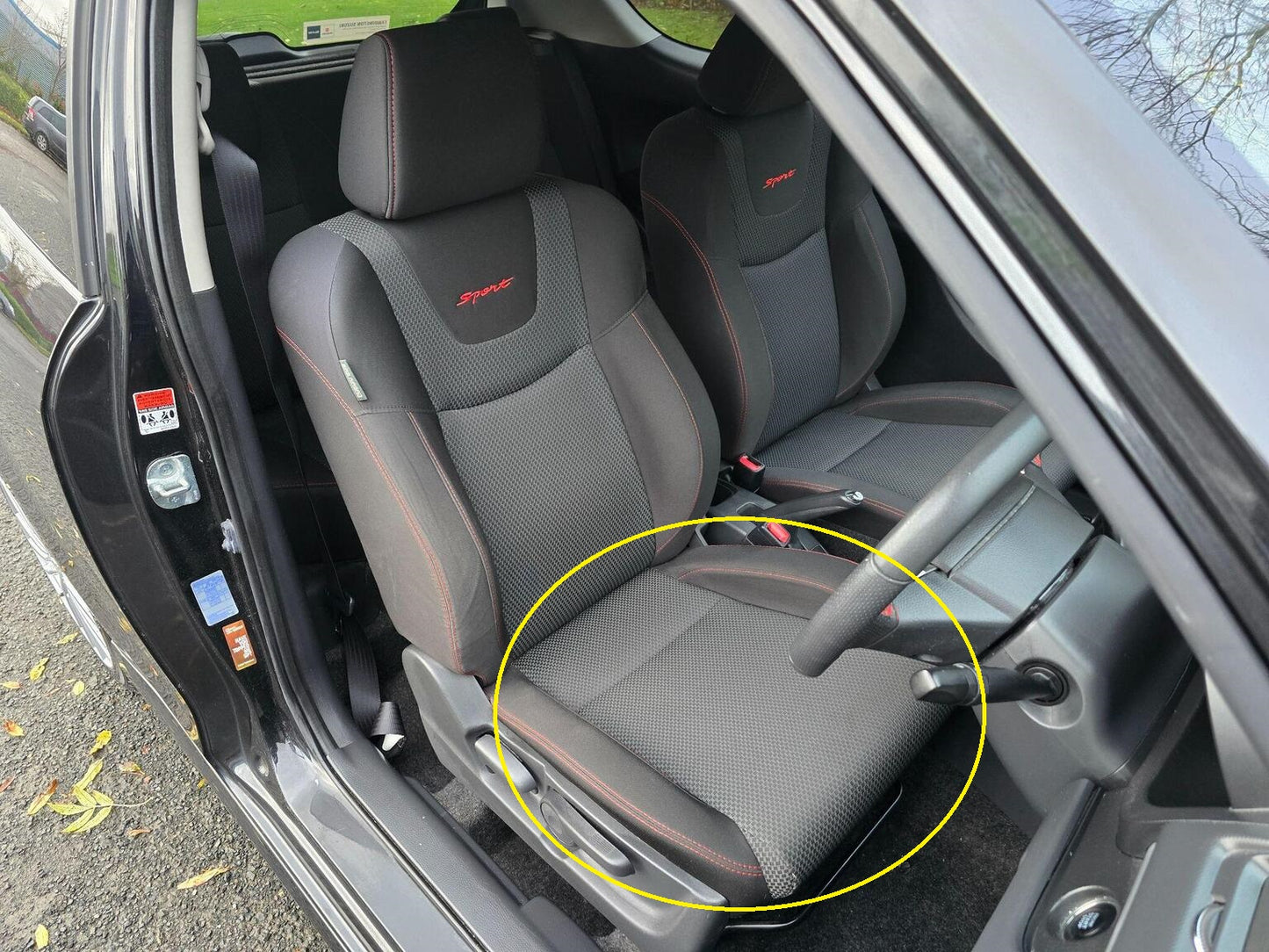 NEW Genuine Suzuki SWIFT SPORT 1.4 2017-On Front Seat Base Cover 85180-67R20-CT6