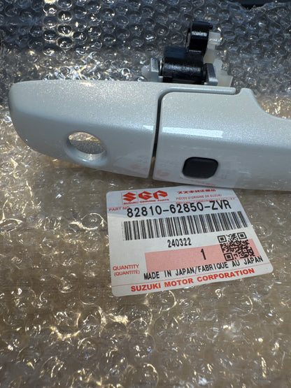 NEW Genuine Suzuki SWIFT 2024-On Outer Door Handle Front Right WHITE 82810-62850-ZVR Stock