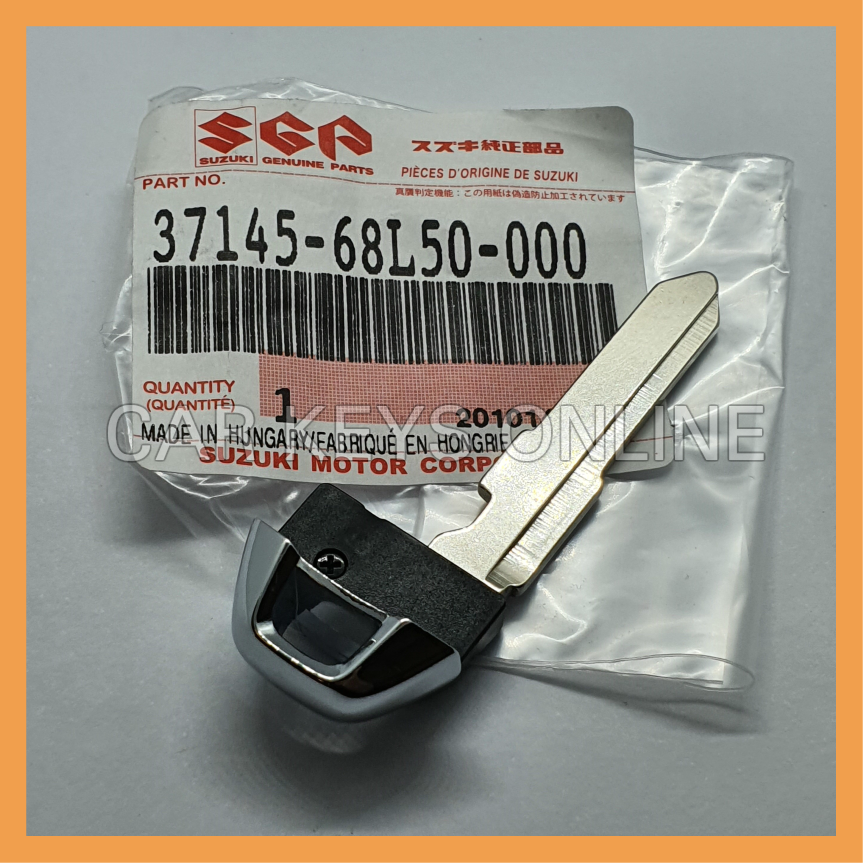 NEW Genuine Suzuki Key Fob Blade Blank Immobiliser Chip 37145-68L50