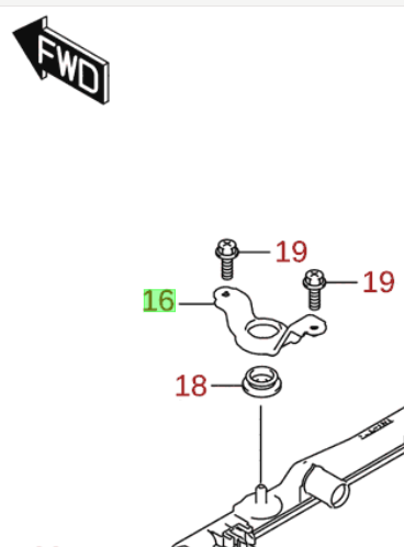 NEW Genuine Suzuki SWIFT SPORT Left Upper RADIATOR SUPPORT BRACKET 17861-81S00