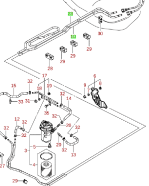 NEW Genuine Suzuki SWIFT 2011-16 1.3 DIESEL Fuel Feed/Return Metal Pipes Hoses