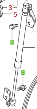 1x NEW Genuine Suzuki Bolt 09113-06502