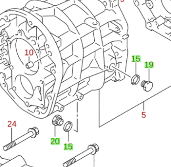 2x NEW Genuine Suzuki GRAND VITARA 2000-06 2.0D Gearbox Oil Fill & Drain Plugs & Washers