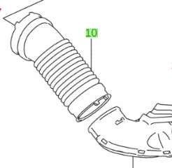 NEW Genuine Suzuki SWIFT SPORT 1.4 Air Suction Hose 13766-81S00