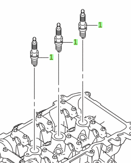 3x NEW Genuine Suzuki SWIFT 2024-On Spark Plug NGK ILKAR7Z11S 09482-00666