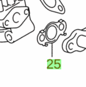 NEW Genuine Suzuki SWIFT ZC72S EGR Valve GASKET 18533-61P00