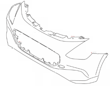 NEW Genuine Suzuki SWIFT 2024-On Front BUMPER Cover PRIMED 71711-70T00-799