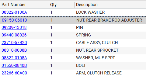 NEW Genuine Suzuki Parts