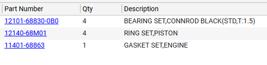 NEW Genuine Suzuki Parts
