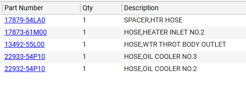 NEW Genuine Suzuki Parts