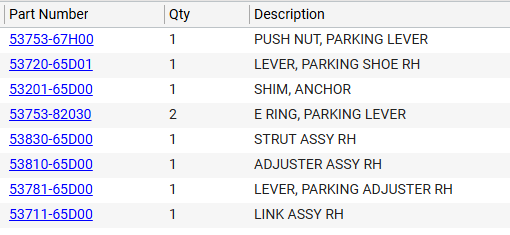 NEW Genuine Suzuki Parts