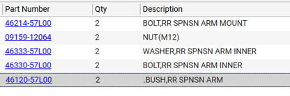 NEW Genuine Suzuki Parts