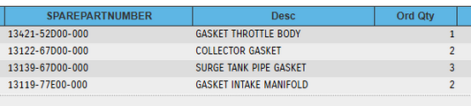 NEW Genuine Suzuki Parts