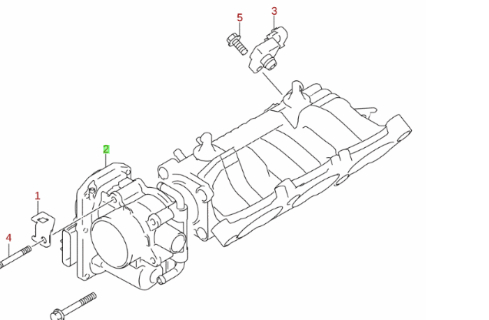 NEW Genuine Suzuki VITARA THROTTLE BODY 13400-61MA0
