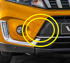 NEW Genuine Suzuki VITARA 2019-On Tow Eye Cover Clip Cap UNPAINTED 2 Part item