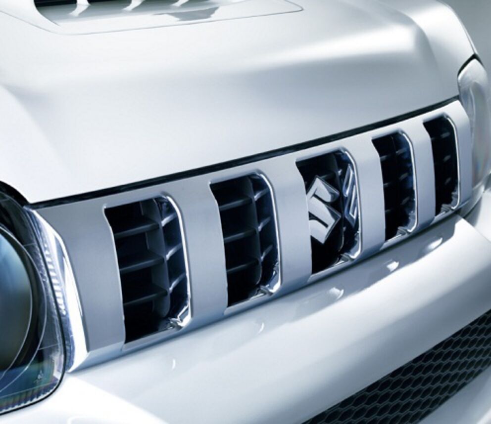 NEW Genuine Suzuki JIMNY Front Chrome 1pc Grill Grille Cover Bar 99000-990C5-006