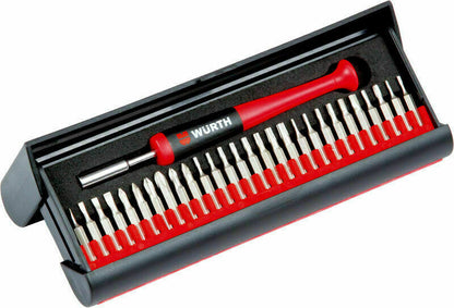 NEW GENUINE WURTH Precision Engineering Tool Driver 29 piece Repair Set 06134895