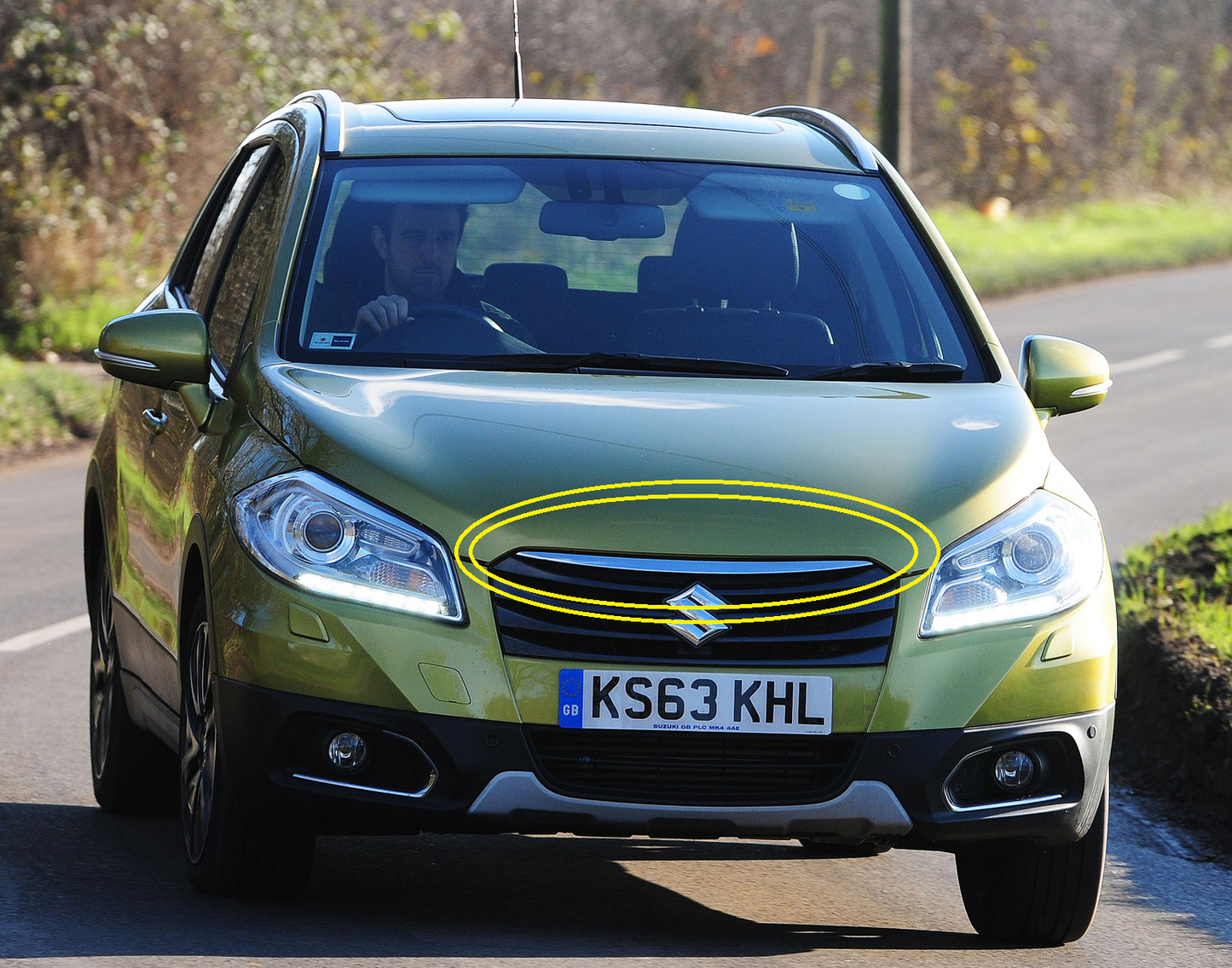 NEW Genuine Suzuki S-Cross Front Upper Grille CHROME TRIM TYPE 1 71742-61M10-0PG