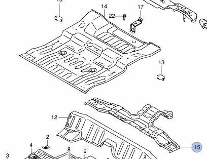 NEW Genuine Suzuki Jimny BOOT REAR BACK SEATS FLOOR PANEL SECTION